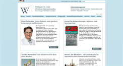 Desktop Screenshot of kreuzschmerzen.org