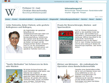 Tablet Screenshot of kreuzschmerzen.org